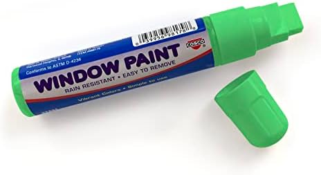 Cosco Ablak Paint Marker, Zöld, 9/16 Chisel Tip (098178)
