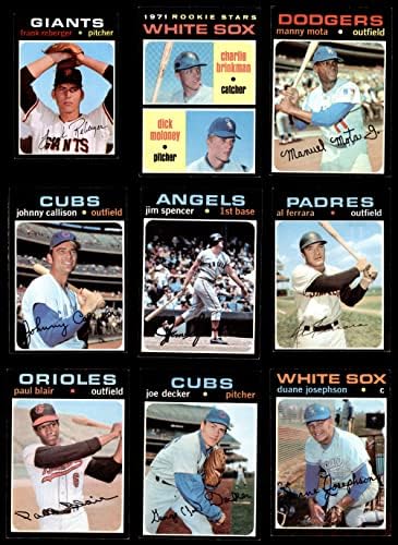 1971 Topps Baseball 100 Kártya Starter Set/Sok (Baseball Szett) EX+