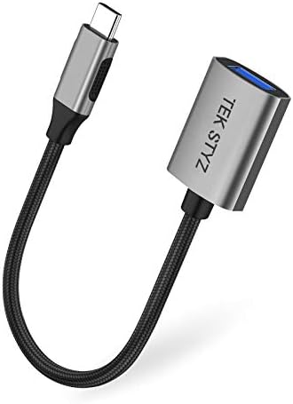 Tek Styz USB-C USB 3.0 Adapter Kompatibilis A Realme Q3t OTG Típus-C/PD Férfi USB 3.0 Női Converter. (5Gbps)