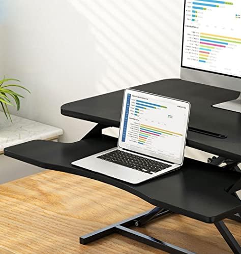 GUMRIX kétszintű Álló Asztal Átalakító a Monitor & Kiegészítők, Állítható Magasságú Ülni, Állni, Asztal, Teljesen Összeszerelt Monitor