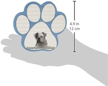 Amerikai Bulldog Jegyzettömb, Egyedi Meghalni Vágott Mancs Formájú Sticky Notes 50 Lap Mérési 5 4,7 Hüvelyk Kényelmes, Funkcionális Hétköznapi