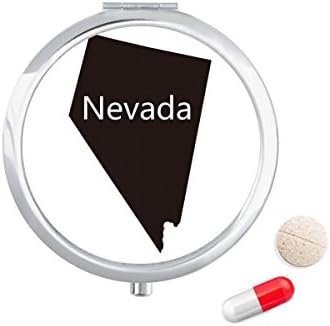 Nevadában, Az Egyesült Államok Térkép Tabletta Esetben Zsebében Gyógyszer Tároló Doboz, Tartály Adagoló