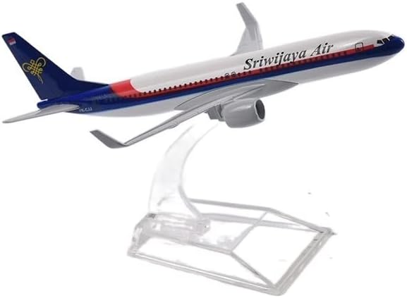 LUKBUT Siklik Aránya Festett Műalkotások esetében: 16cm Sriwijaya Levegő Boeing 737-Es Repülőgép Modell Meghalni Öntött Fém 1/400 Skála Repülőgép