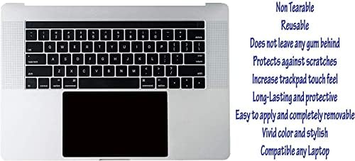 (2 Db) Ecomaholics Prémium Trackpad Védő ASUS VivoBook S13 S330 13.3 hüvelykes Laptop, Fekete Touch pad Fedezze Anti Karcolás