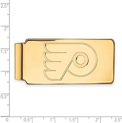 LogoArt 10k Sárga Arany NHL-Philadelphia Flyers pénzcsipesz