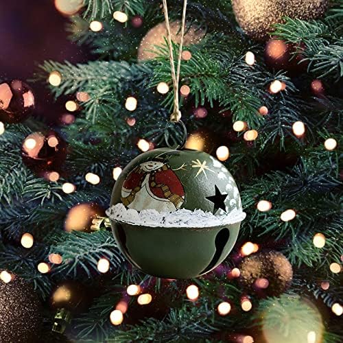 NEARTIME Karácsonyi Csengő Medál Antik Vas Hóember Bell Medál karácsonyfa Díszítés Medál Karácsonyi Díszek Klasszikus Karácsonyi