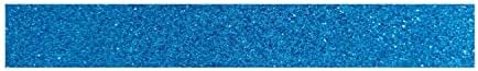 Globális Ajándék Maszkoló Szalag, Kék Glitter - Áthelyezhető - 15 mm x 10 m