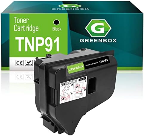 GREENBOX Kompatibilis TNP91 Nagy kapacitású Festékkazetta Cseréje a Konica TNP91 ACTD031 Minolta Bizhub 4700i Nyomtató (1 Csomag)