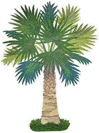 A természet Szőtt a Szálak [ Palmetto Fa] [Egyéni, Egyedi] Hímzett Vasalót/Varrni Patch [6.99.39] [Készült az USA-ban]