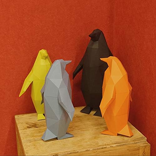 WLL-DP Pingvin Modellezés, 3D Geometriai lakberendezési DIY Origami Papír Puzzle-Szobor, Előre Vágott Kézzel készített Papír