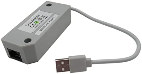NGHTMRE a Nintendo USB Ethernet-Vezetékes LAN Adapter, RJ-45 a Wii U Szürke
