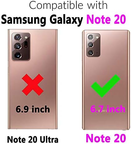 Kompatibilis a Samsung Galaxy Note 20 5G Tárca Esetben 9-Kártya nyílás, Retro Bőr Flip Hitelkártya Birtokos Sejt Táska Akasztó Csukló