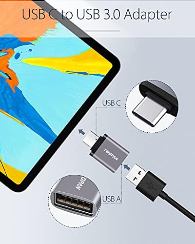 TWOPAN 3 Csomag USB-C-USB Adapter, USB-C, hogy Egy Férfi-Nő Adapter, Nagy Sebességű USB 3.0 Férfi Adapter iMac, MacBook Air/Pro 2021, iPad