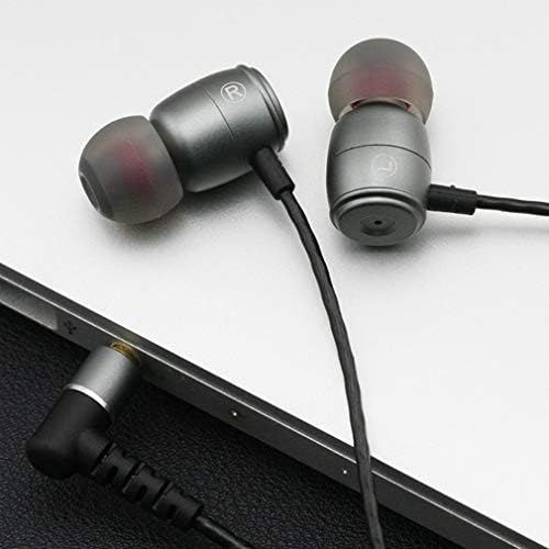 Vezetékes in-Ear Fülhallgató Hangszigetelés Fém Mélynyomó Stereosonic Játék Mikrofon Fülhallgató Kompatibilis 3,5 mm-es Kerek Lyukú Forrás Készülék.