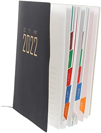 STOBOK Jegyzetfüzet A5 Notebook Üzleti Notebook Napló Heti Tervező 2022 Oldal Naponta Naplót, Menetrend-Tervezés Jegyzettömb